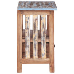 Nachtkastje 41X30X50 Cm Massief Mahoniehout