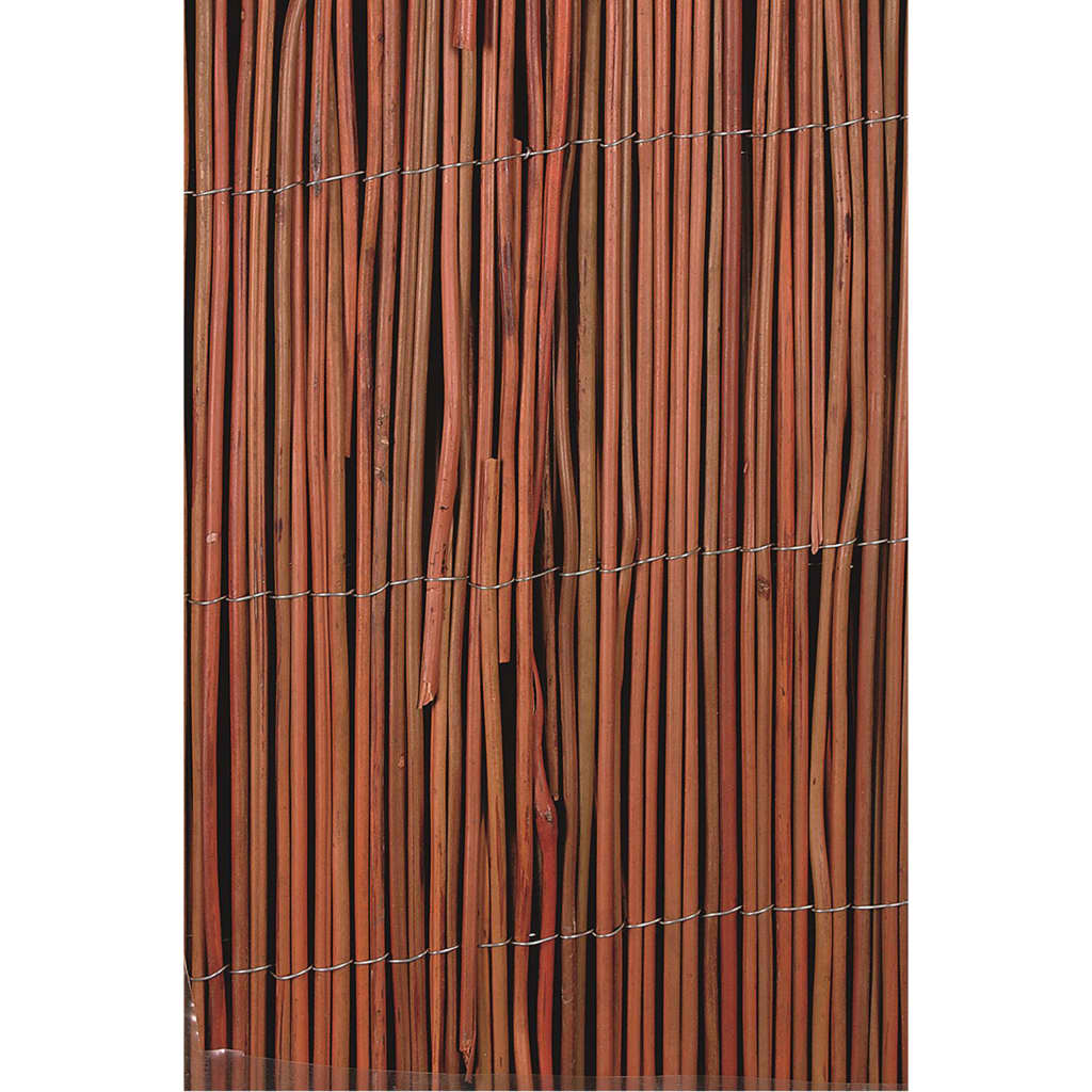 Nature 2 St Tuinschermen 1X5 M 5 Mm Dik Wilgen Zwart