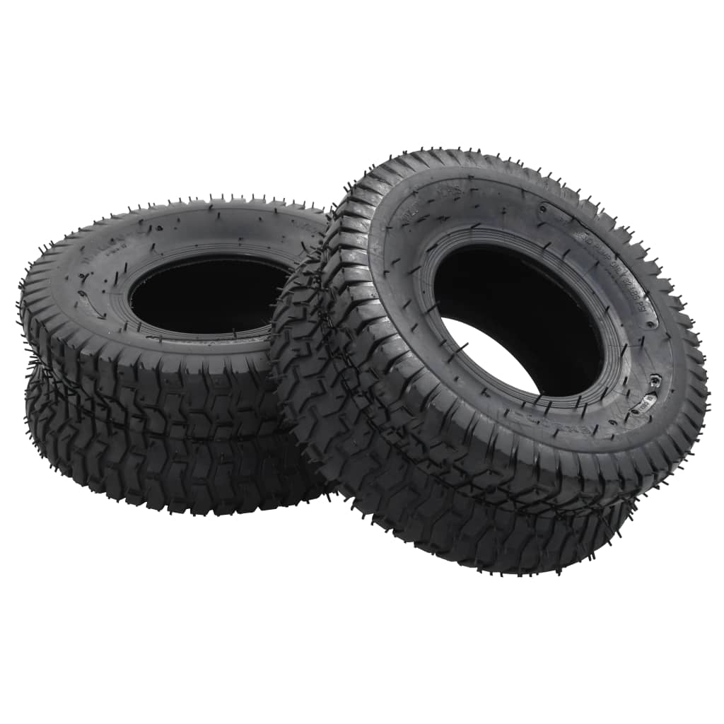 Kruiwagenbanden 2 St 15X6.00-6 4Pr Rubber