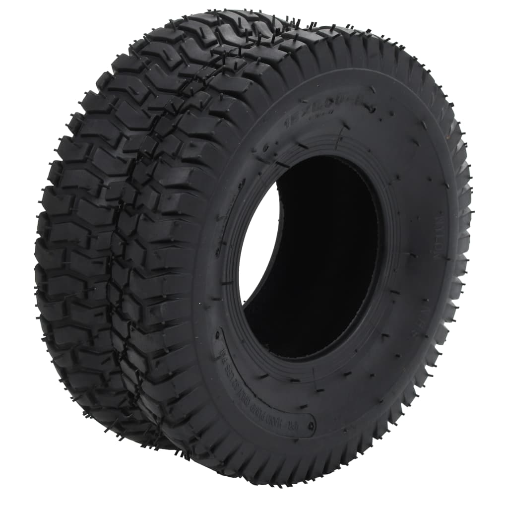 Kruiwagenbanden 2 St 15X6.00-6 4Pr Rubber