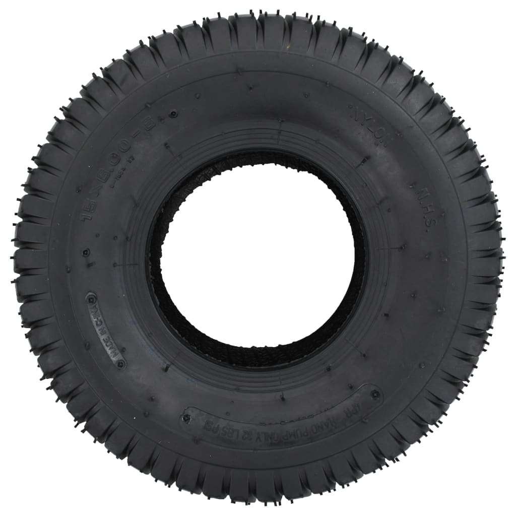 Kruiwagenbanden 2 St 15X6.00-6 4Pr Rubber