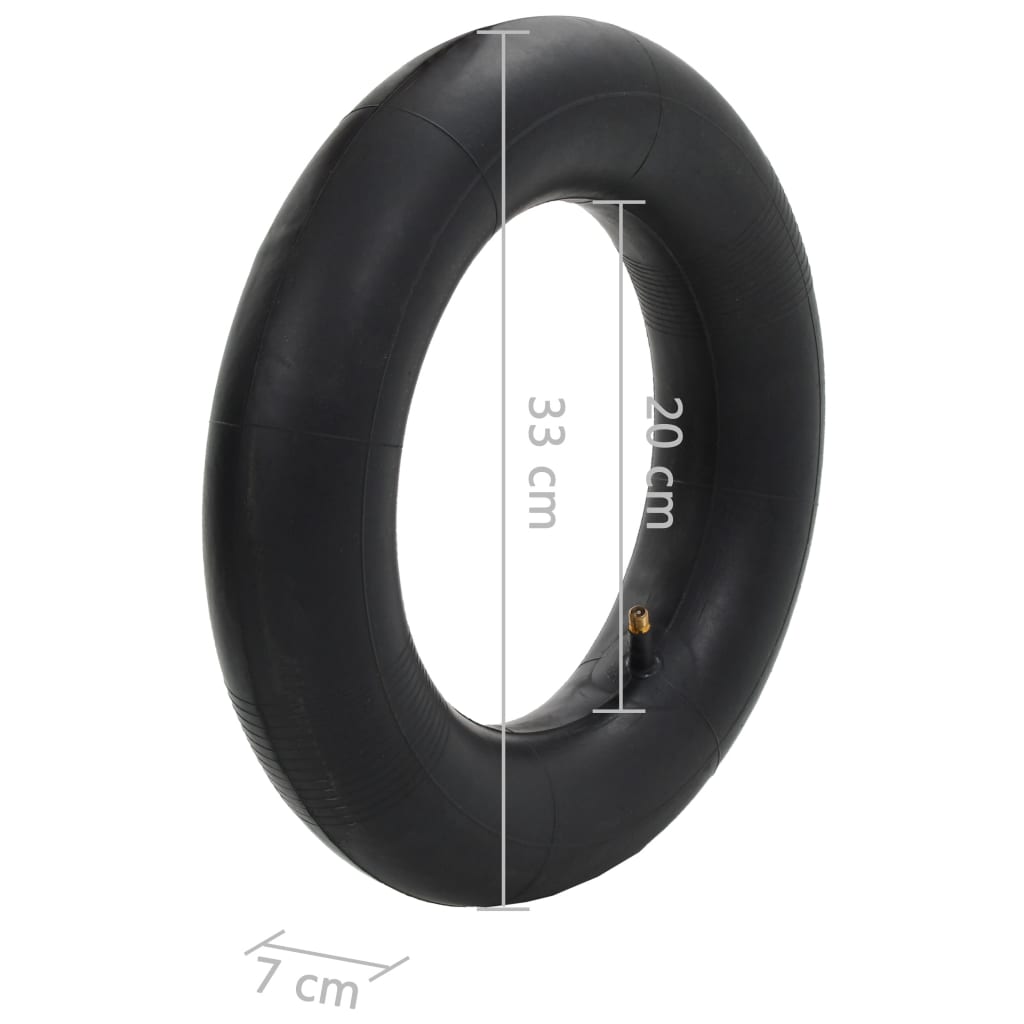 Kruiwagenbinnenbanden 2 St 3.50-8/16X4/4.00-8/400X100 Rubber