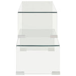 2-Delige Salontafelset 90X30X20/110X30X40 Cm Gehard Glas