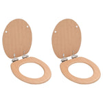 Toiletbril Soft-Close Simpel Ontwerp Mdf Wit
