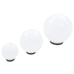 -Delige Led-Bollampenset Rond 20/30/40 Cm Pmma