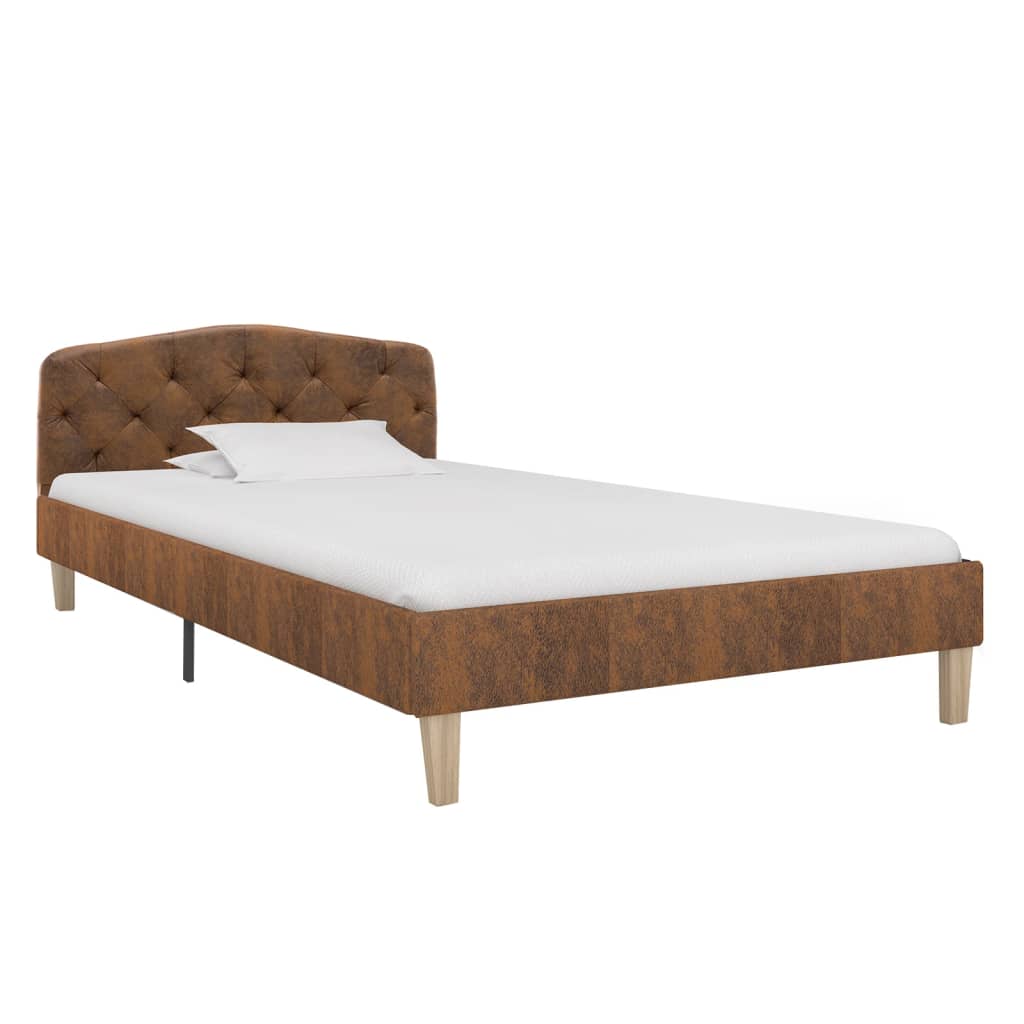 Bedframe Kunstsuède