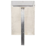 Bureau Luchtvaartstijl 112X50X76 Cm Metaal Zilverkleurig