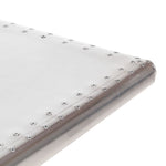 Bureau Luchtvaartstijl 112X50X76 Cm Metaal Zilverkleurig