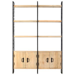 Boekenkast Met 4 Schappen 124X30X180 Cm
