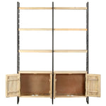 Boekenkast Met 4 Schappen 124X30X180 Cm