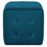 Poef 2 St 30X30X30 Cm Fluweel