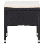 -Delige Tuinset Poly Rattan En Glas