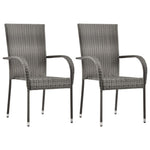 Tuinstoelen Stapelbaar Poly Rattan