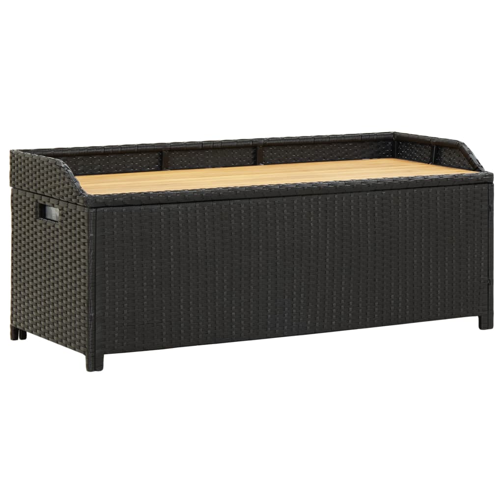 Tuinopbergbank 20 Cm Poly Rattan