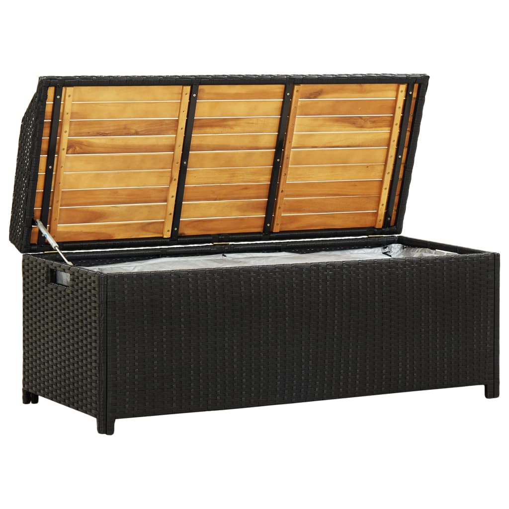 Tuinopbergbank 20 Cm Poly Rattan