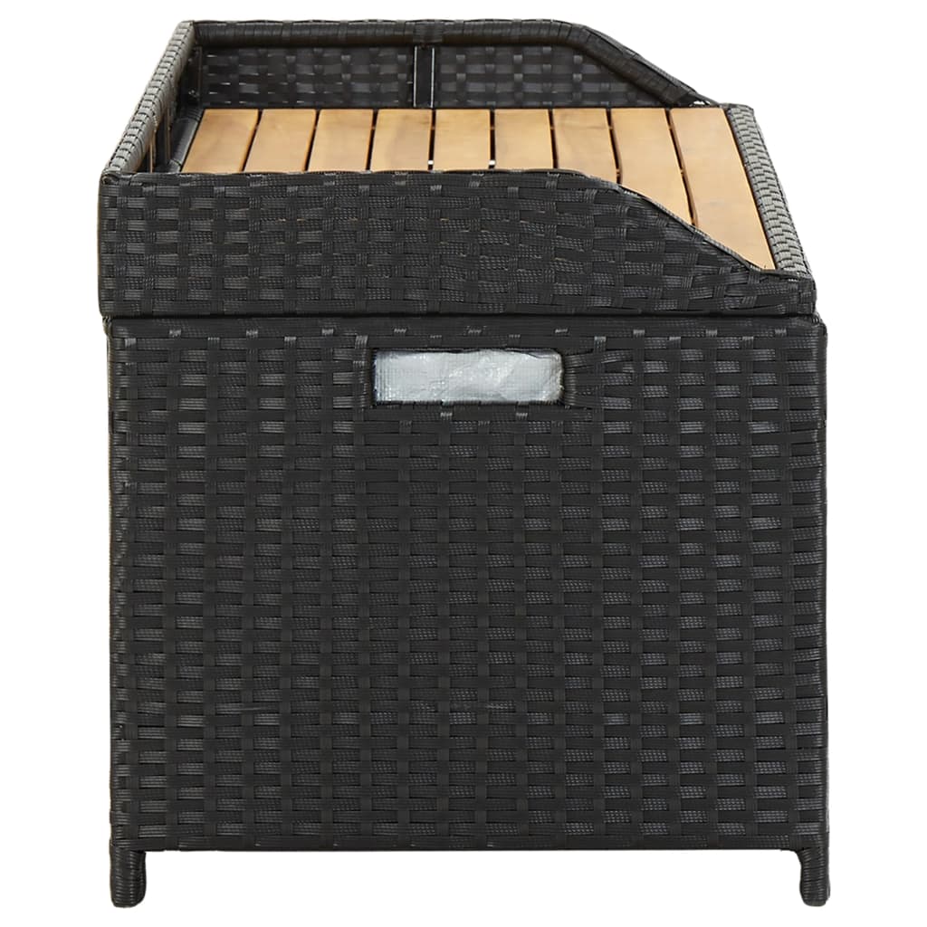 Tuinopbergbank 20 Cm Poly Rattan