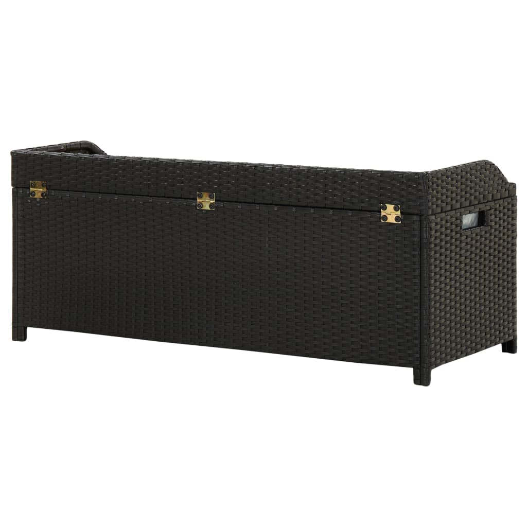 Tuinopbergbank 20 Cm Poly Rattan