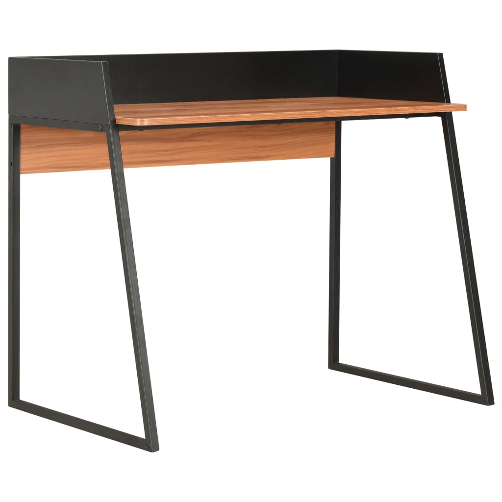 Bureau 90X60X88 Cm En Eikenkleurig