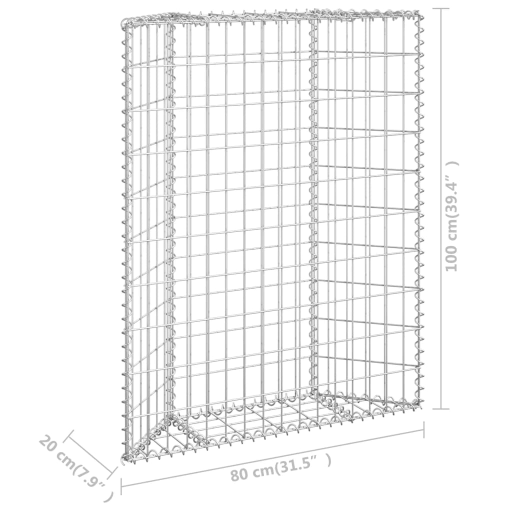 Gabion Plantenbak Trapezium Gegalvaniseerd Staal