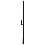 Douchedeur Gehard Glas Zwart