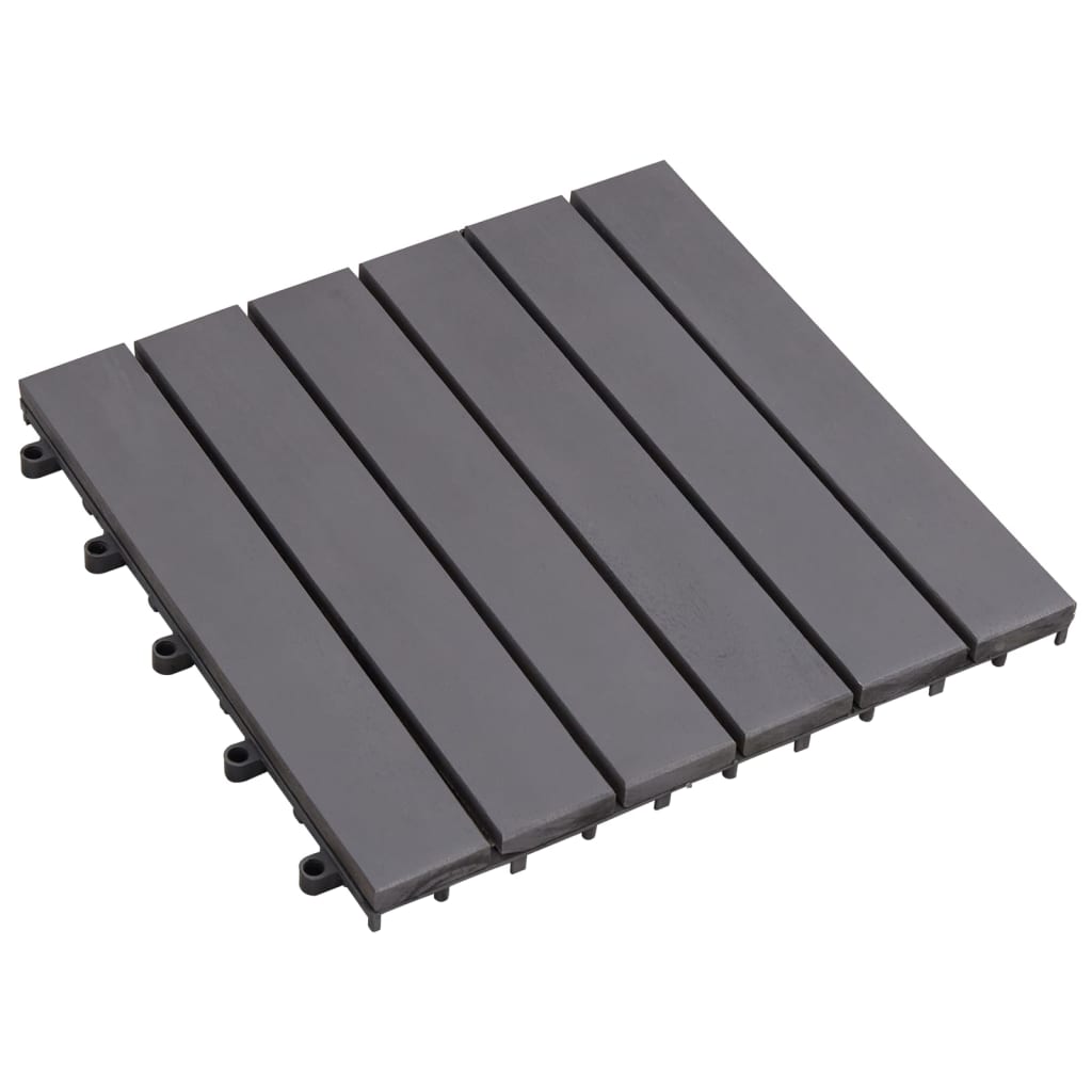 Terrastegels 20 St Verticaal Patroon 30X30 Cm Acaciahout