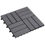 Terrastegels 20 St Verticaal Patroon 30X30 Cm Acaciahout