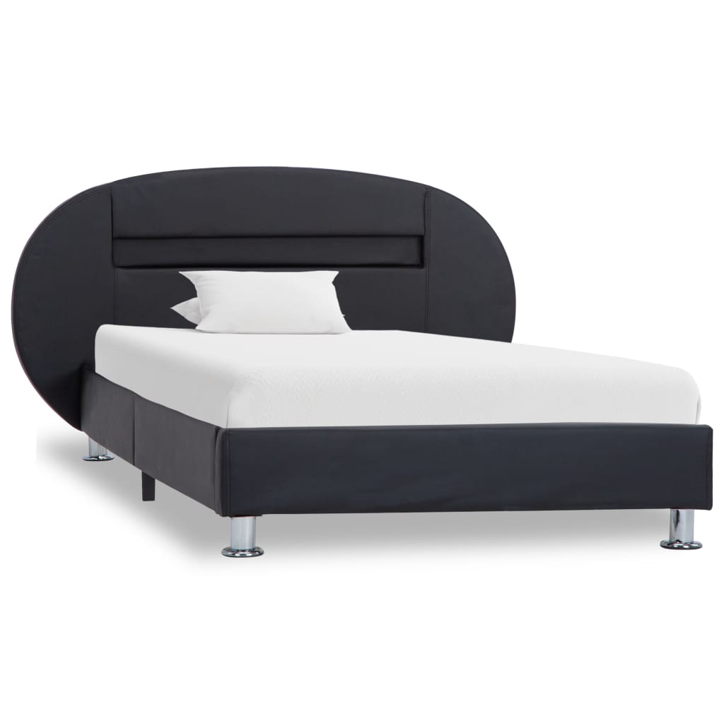 Bedframe Met Led Kunstleer