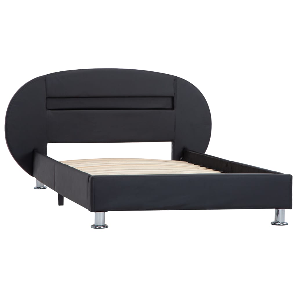 Bedframe Met Led Kunstleer