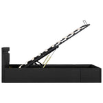 Bedframe Met Opslag En Led Stof