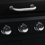 Gas-/Houtskoolbarbecue Met 3 Branders