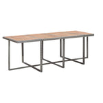 3-Delige Tuinset Poly Rattan En Acaciahout Antraciet