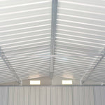 Tuinschuur 257X779X181 Cm Gegalvaniseerd Staal Groen