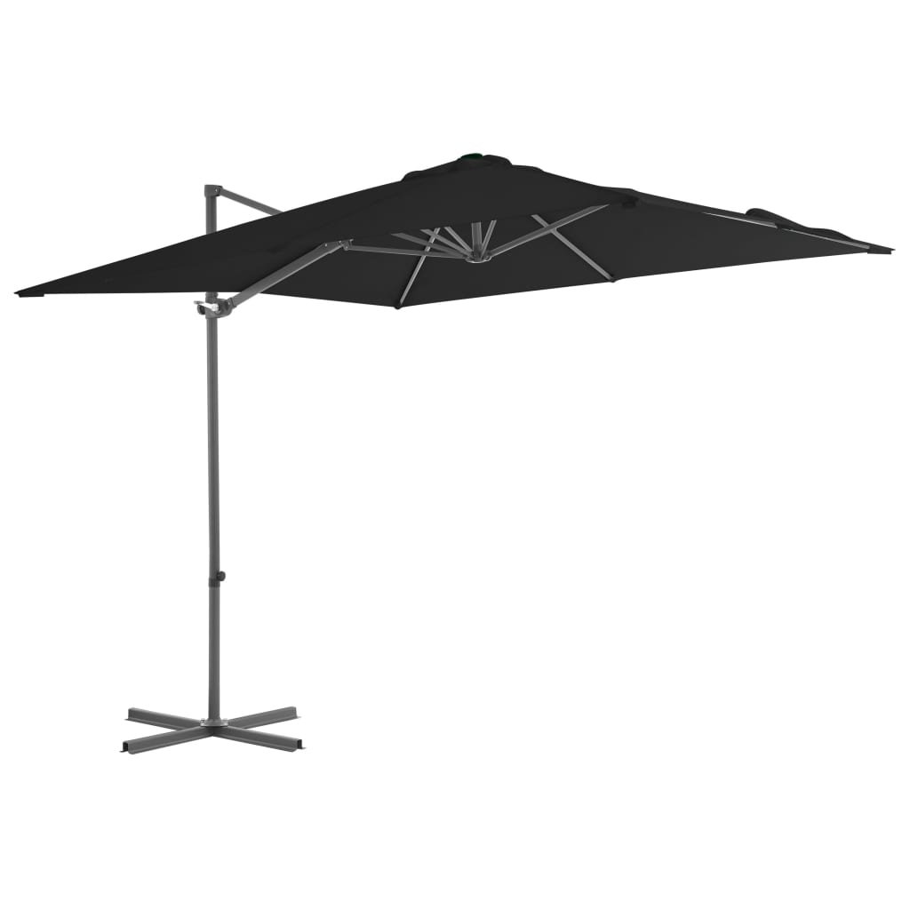 Zweefparasol Met Stalen Paal Bordeaux