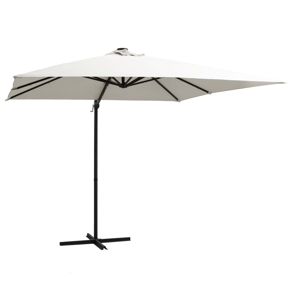 Zweefparasol Met Led-Verlichting Bordeaux