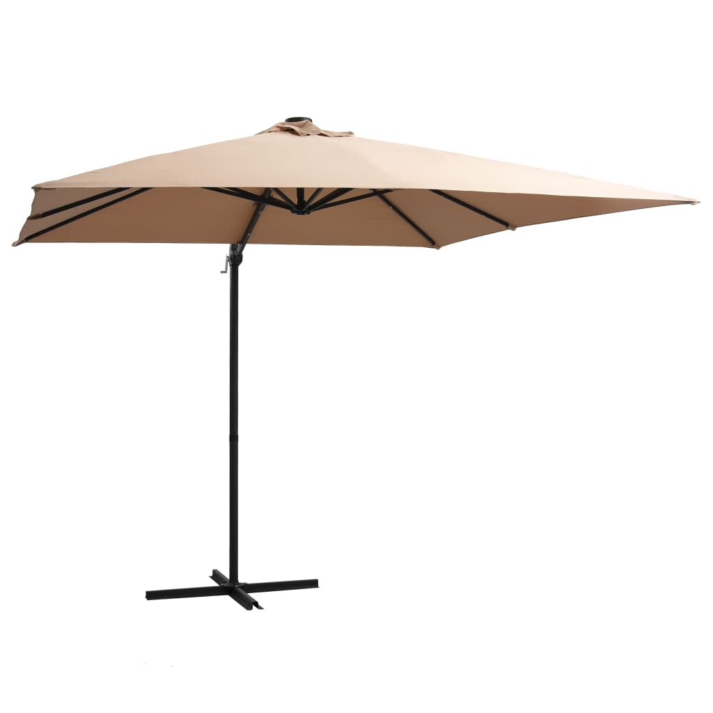 Zweefparasol Met Led-Verlichting Bordeaux