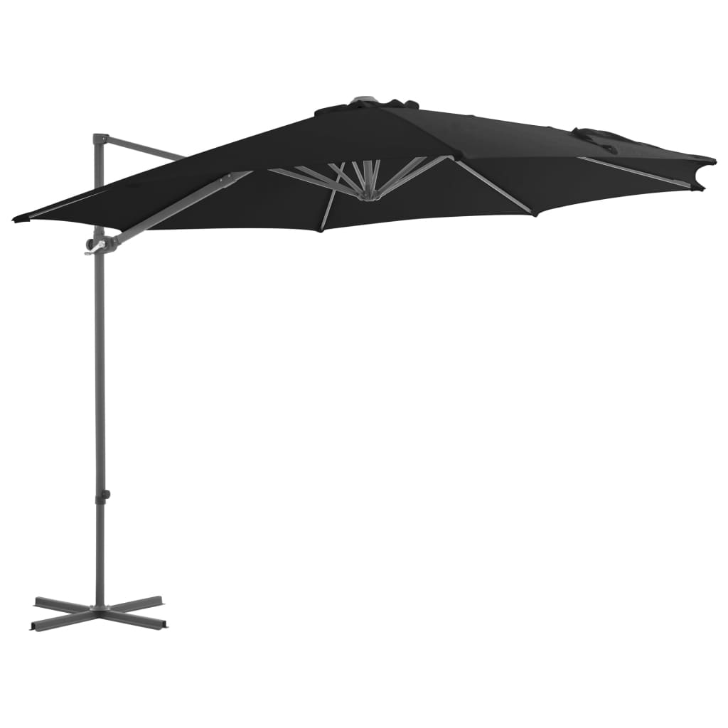 Zweefparasol Met Stalen Paal Bordeaux