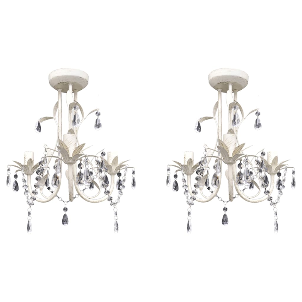 Kroonluchters Kristal Elegant Wit