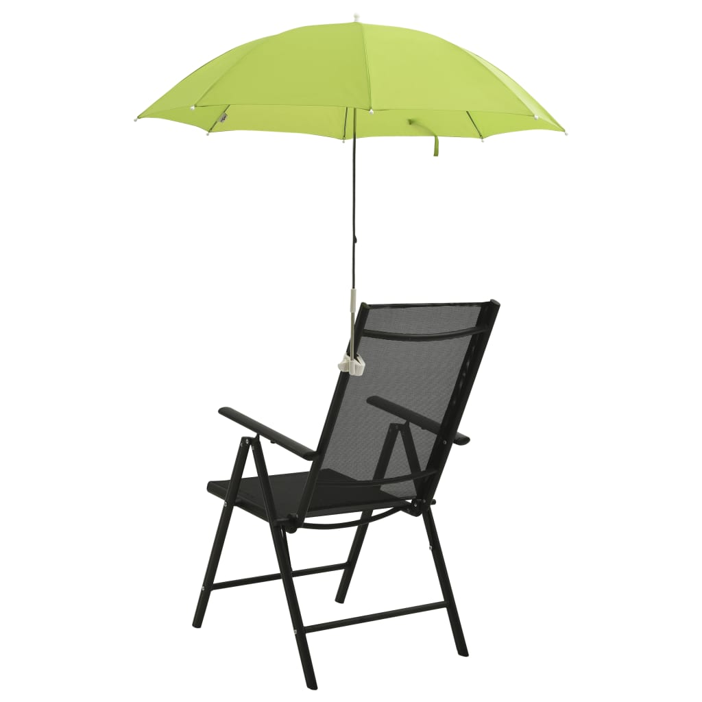 Campingstoelparasols 2 St 105 Cm Groen