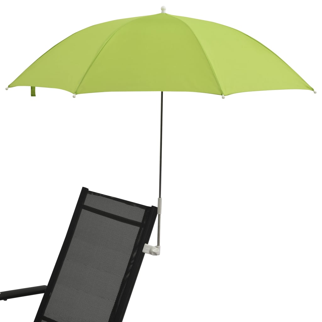 Campingstoelparasols 2 St 105 Cm Groen