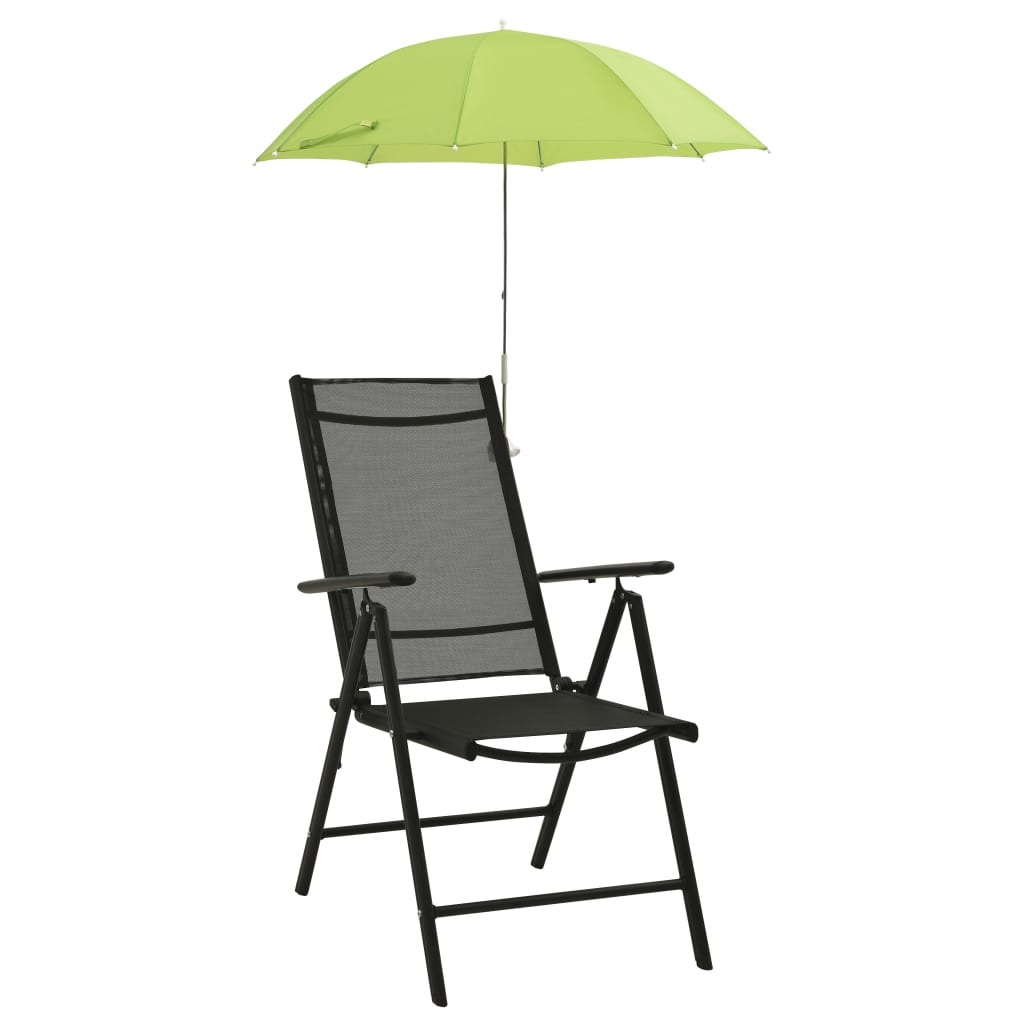 Campingstoelparasols 2 St 105 Cm Groen