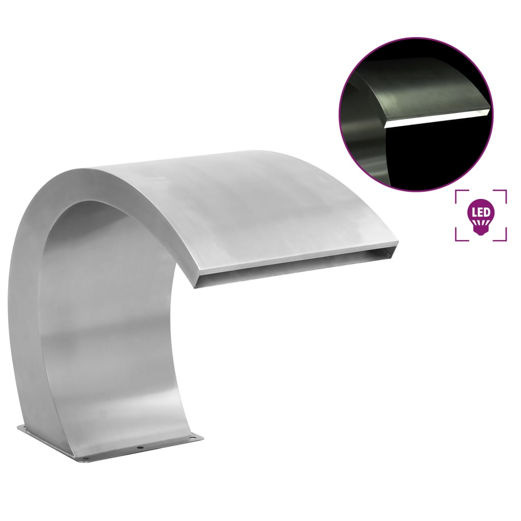 Zwembadfontein 30X60X45 Cm Roestvrij Staal