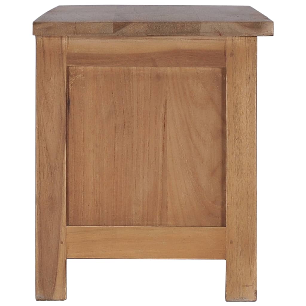 Tv-Meubel 90X30X35 Cm Massief Teakhout