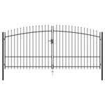 Hekpoort Dubbele Deur Met Speren Bovenkant