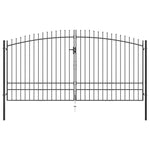 Hekpoort Dubbele Deur Met Speren Bovenkant