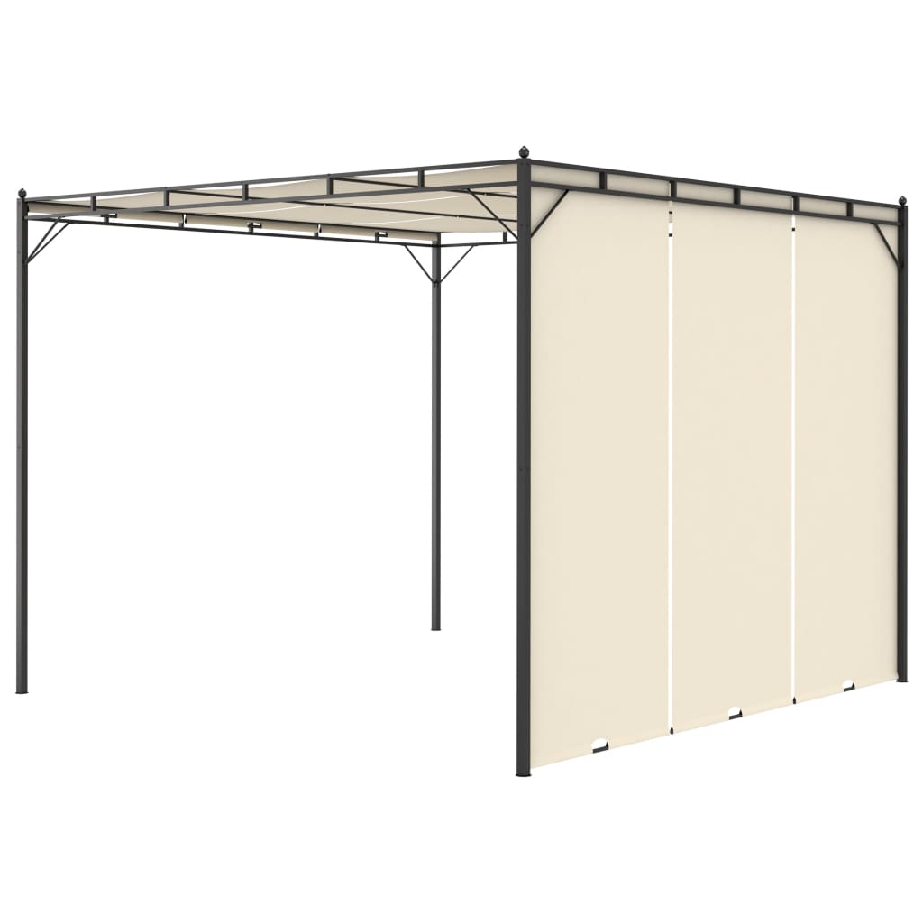 Tuinprieel Met Zijgordijn 3X3X2,25 M