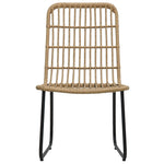 Tuinstoelen Stuks Poly Rattan Kleurig