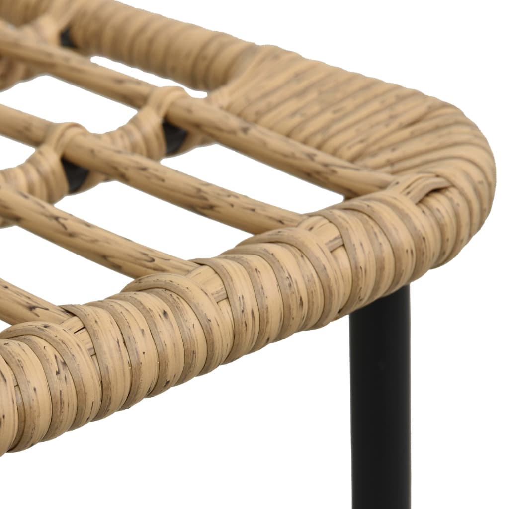 Tuinstoelen Stuks Poly Rattan Kleurig