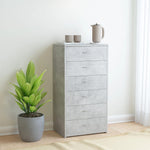 Dressoir Met 6 Lades 50X34X96 Cm Bewerkt Hout