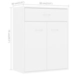 Dressoir 60X30X75 Cm Bewerkt Hout