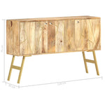 Dressoir 118X30X75 Cm Massief Mangohout